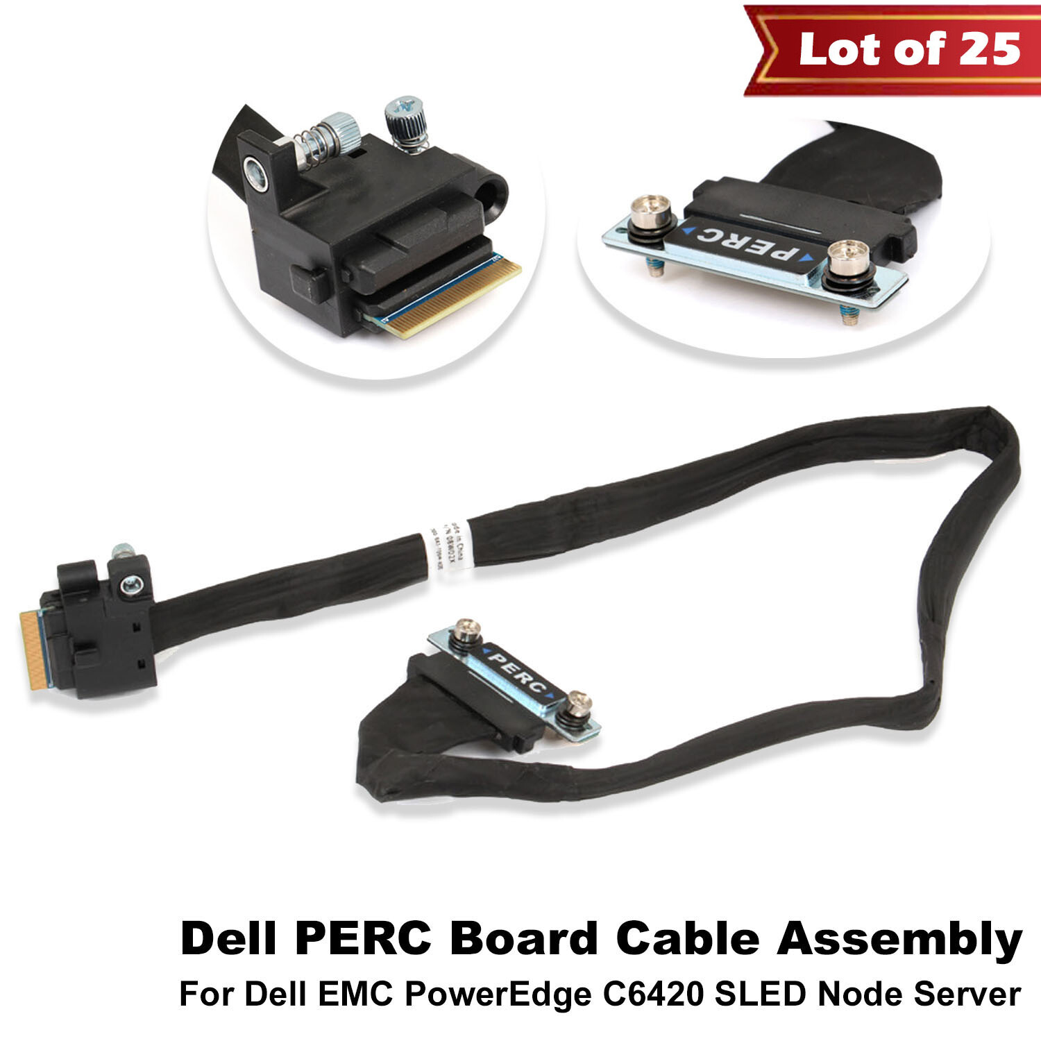 Lot 25 Dell EMC PowerEdge C6420 Server Midplane Linking PERC Board Cable 8WD2X