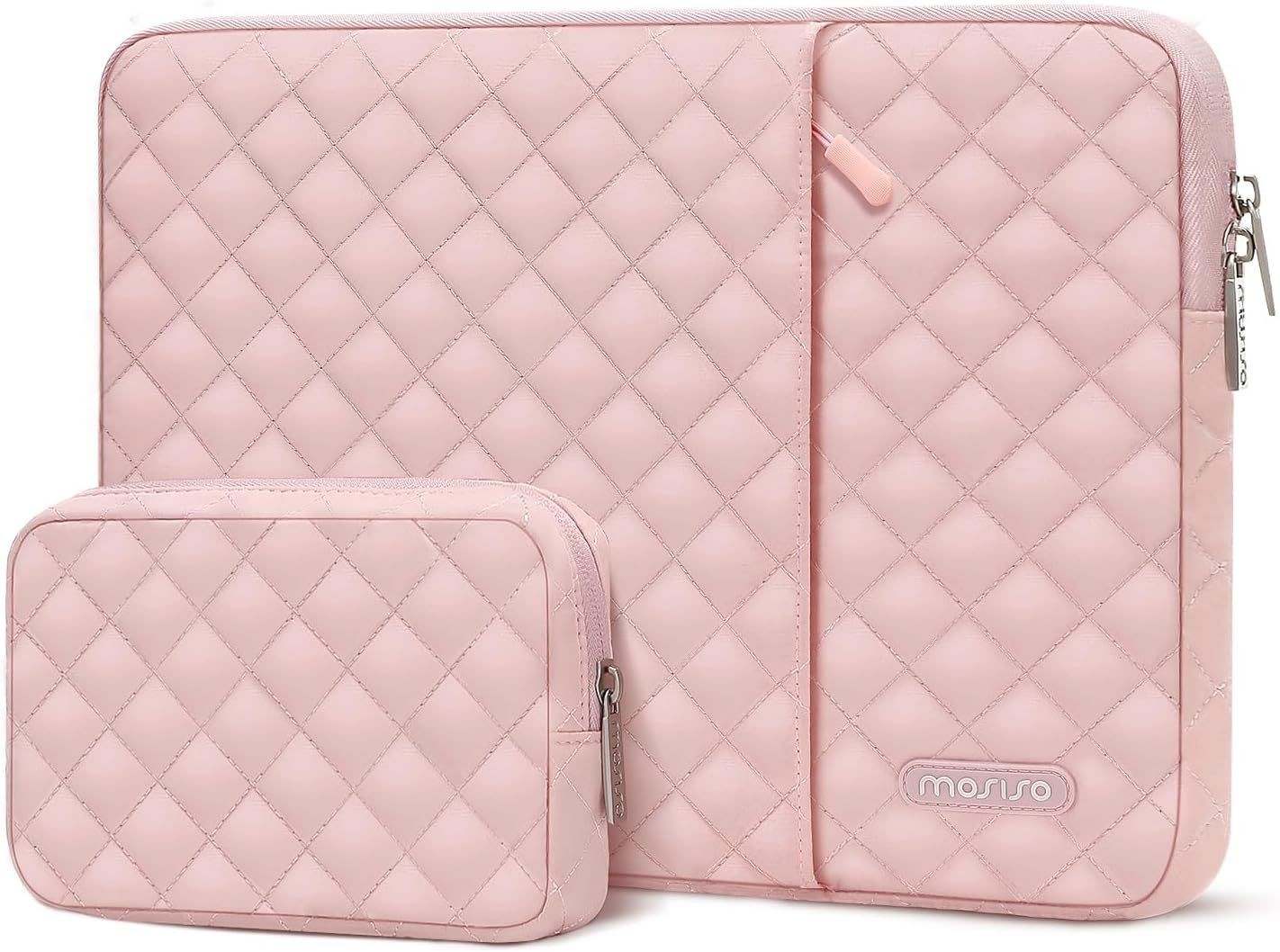Chalk Pink Laptop Sleeve for 13-13.3 inch Laptops, Fits MacBook Air/Pro, HP, Del