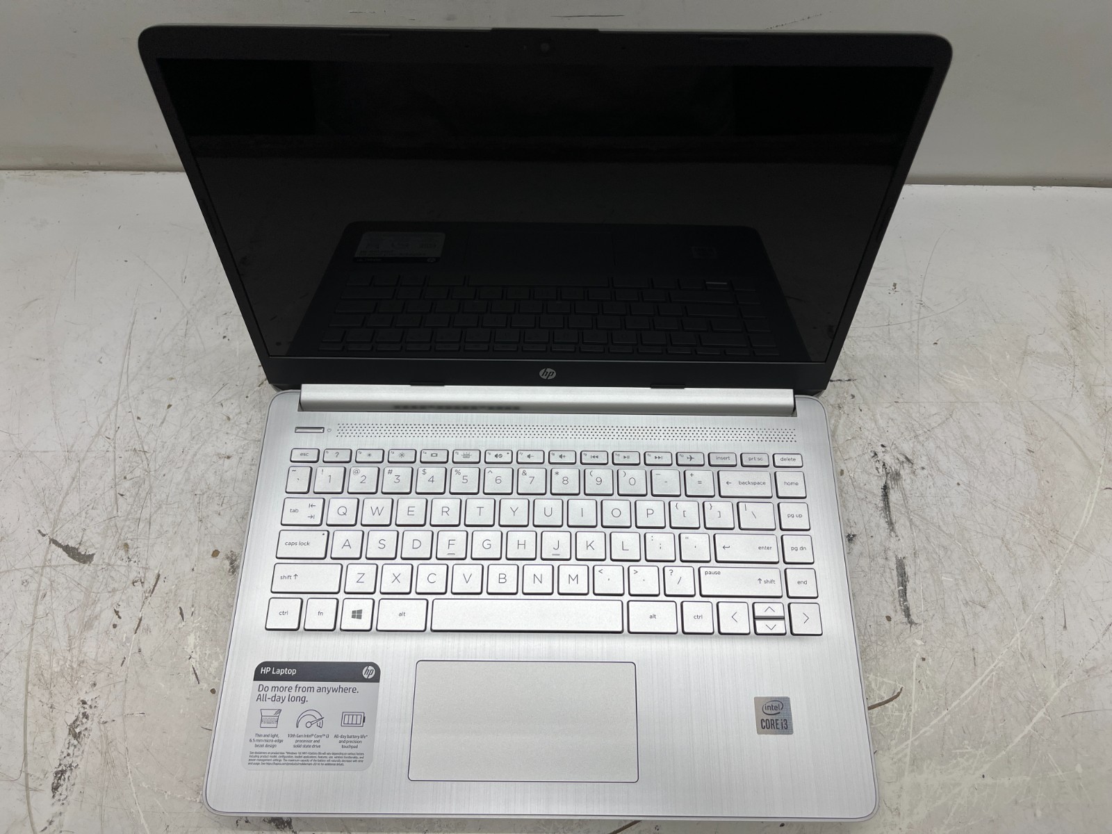 HP 14-DQ1043CL Intel i3-1005G1 1.2GHz 8 GB Windows 11 256GB SSD READ