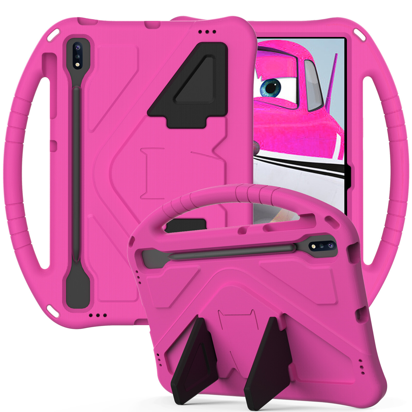 Fr Samsung Galaxy Tab S7 FE 12.4" Tablet SM-T730 Shockproof Stand EVA Case Cover