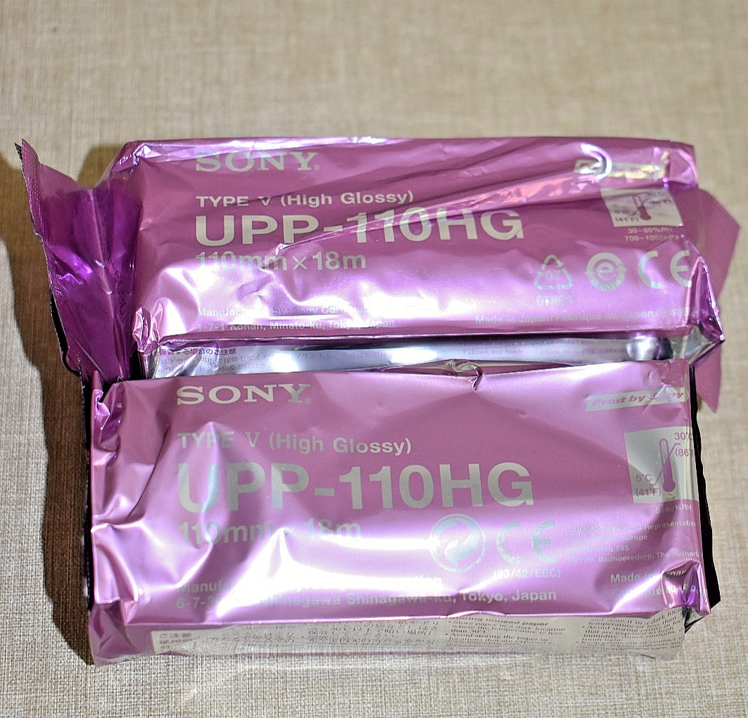NEW 2 SONY UPP-110HG Type V 110mm X 18m