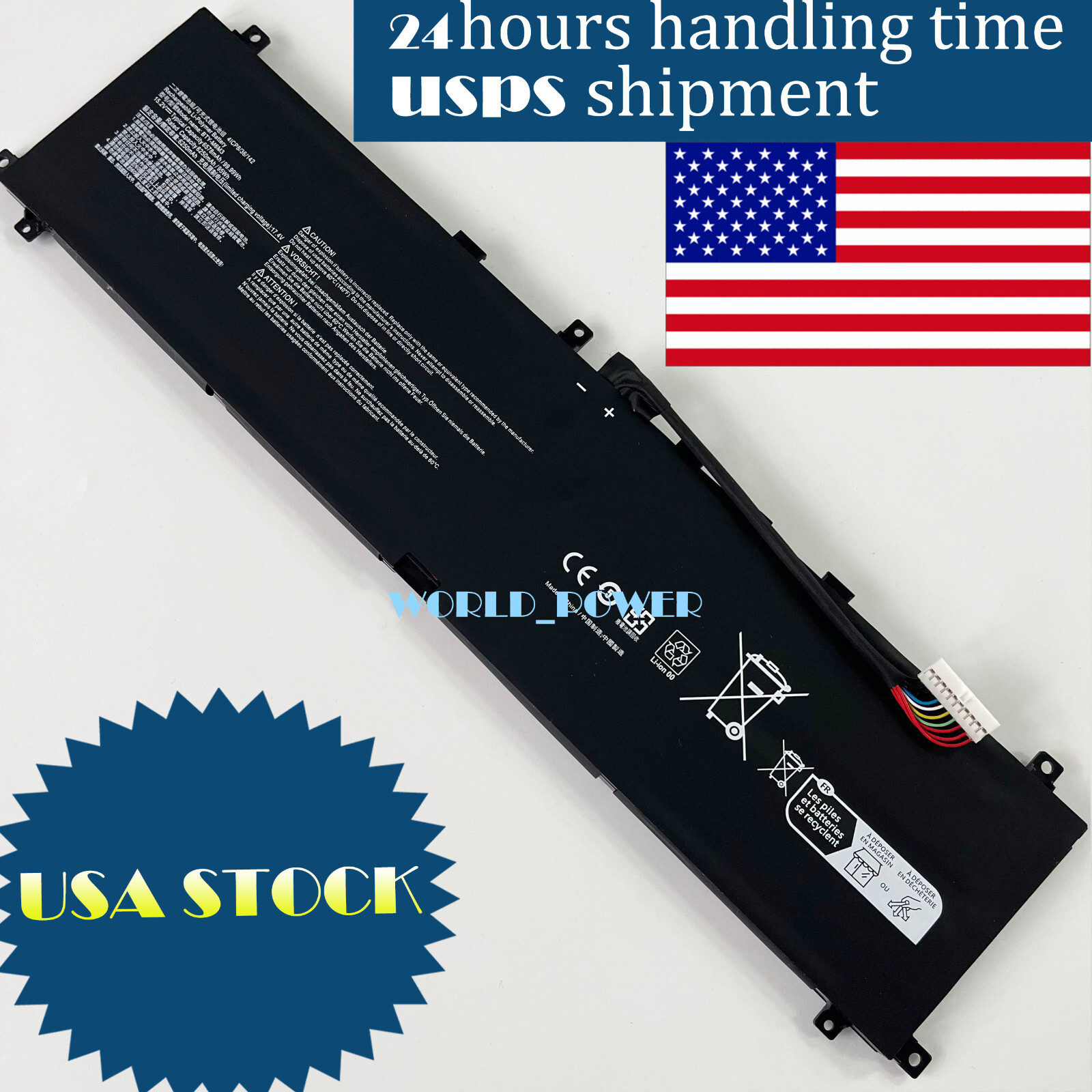 BTY-M6M3 NEW Genuine 99.99Wh Battery For MSI MS-15M1 15M2 MS-17S1 17S2 GE68H