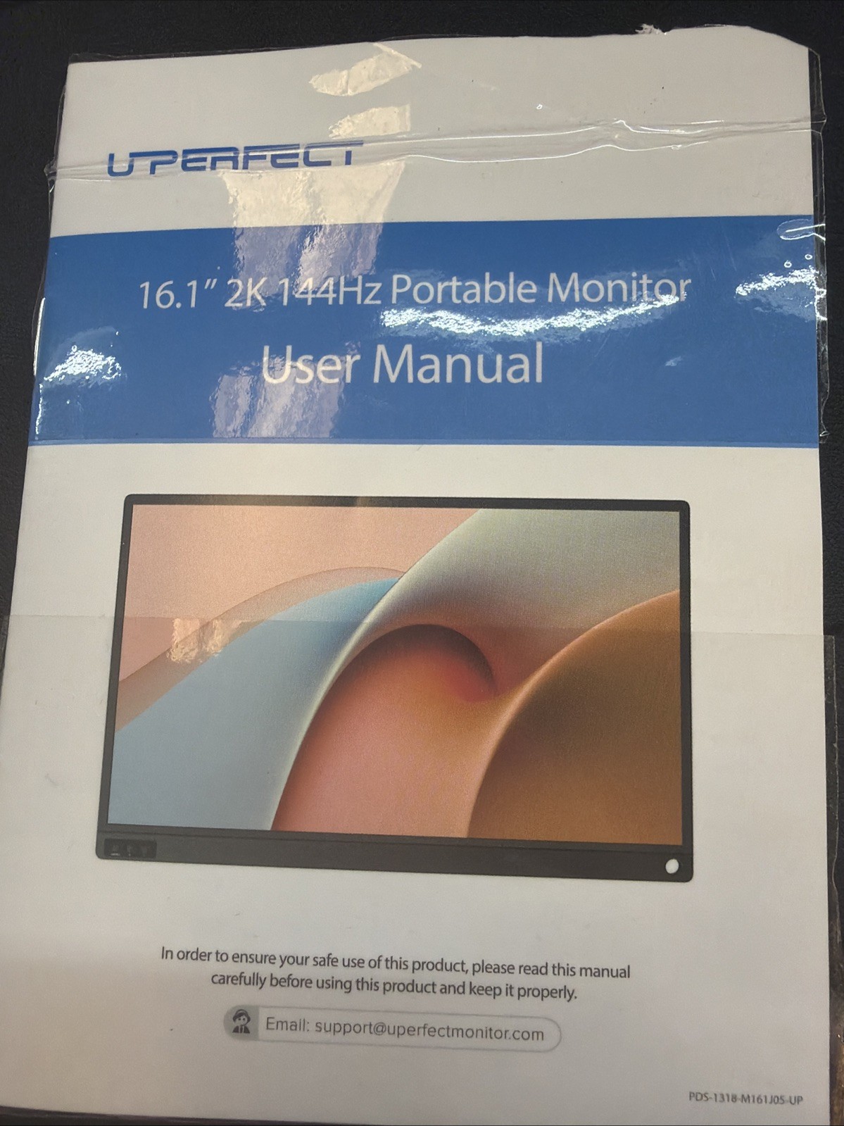UPERFECT 16"  2k 144Hz Portable Monitor. New Open Box But Missing Power Adapter.