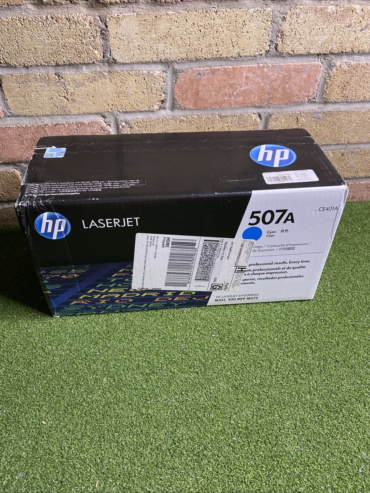 HP 507A CE401A Cyan Toner Cartridge for LaserJet M551/500