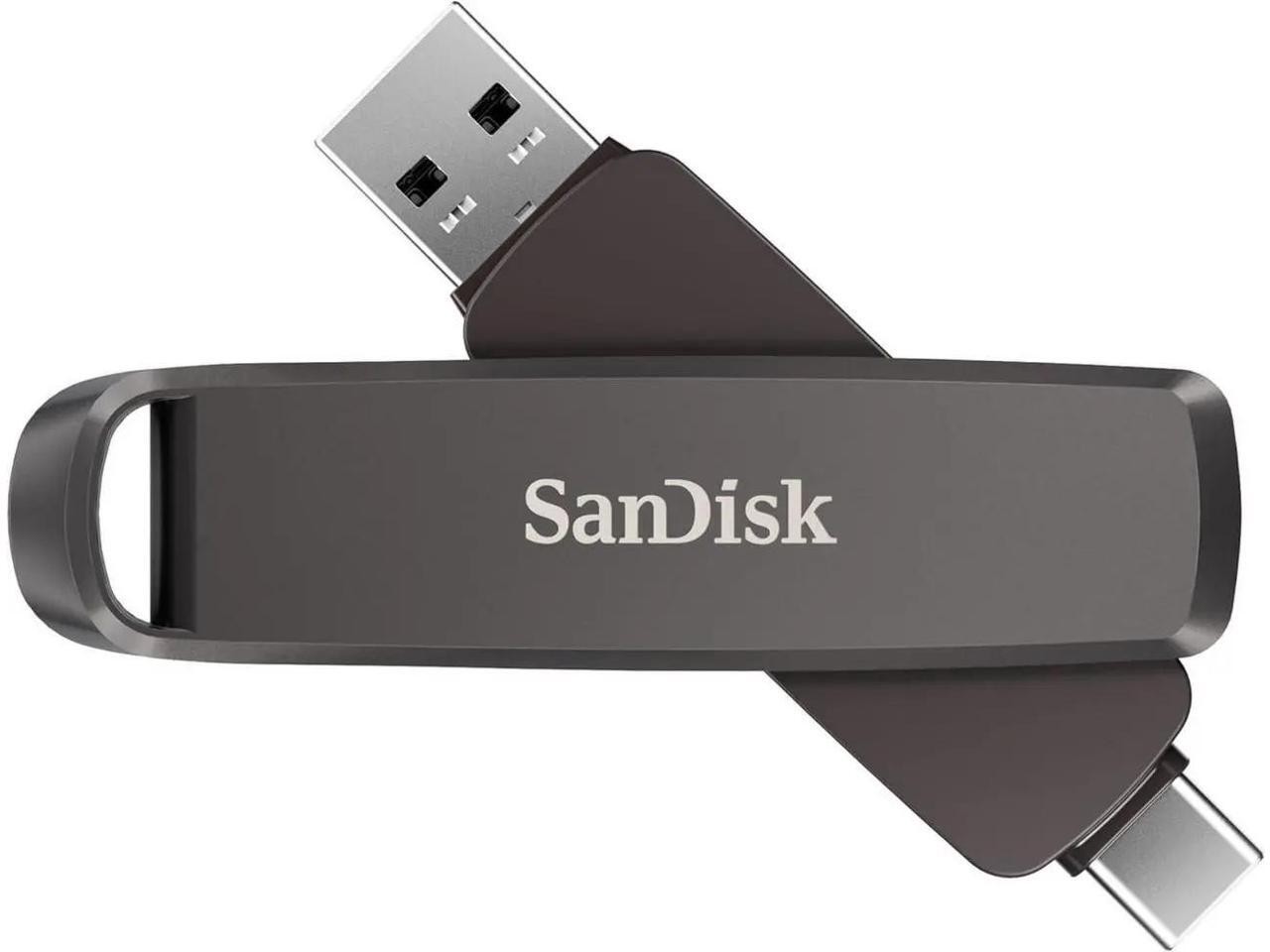 SANDISK 256GB Extreme PRO Dual Drive - Up to 1,000MB/s, USB Type-C, and USB
