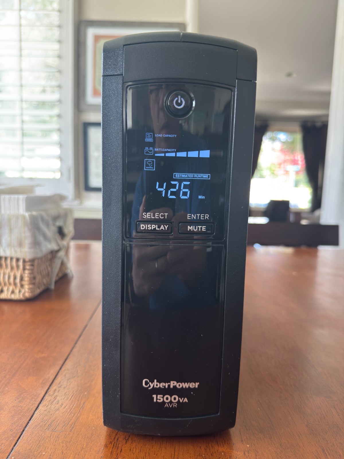 CyberPower CP1500AVRLCDA 1500VA/900W AVR UPS NO Battery, Tested