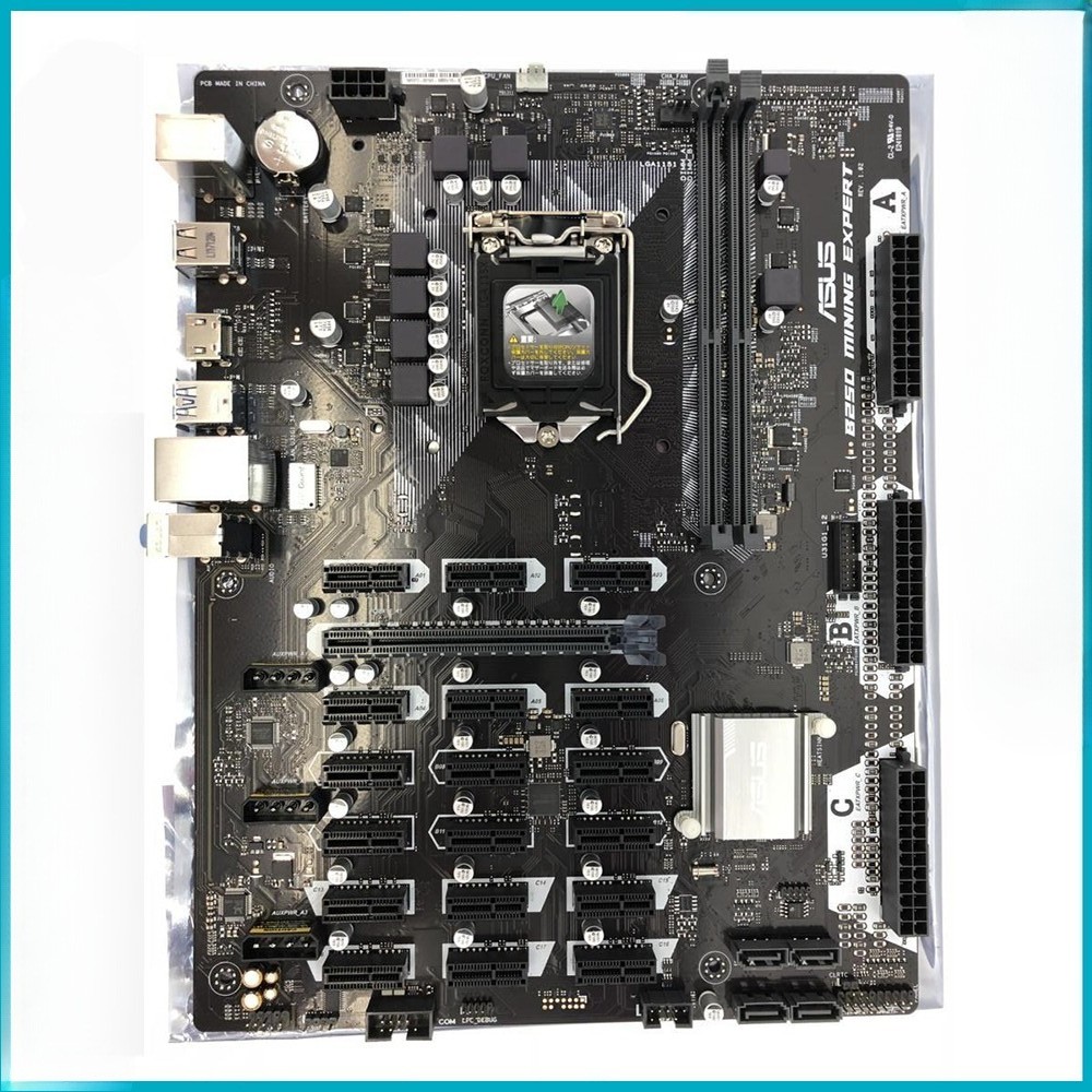 19-GPU Crypto Motherboard FOR ASUS B250 Mining Expert DDR4 Intel 6/7th CPU
