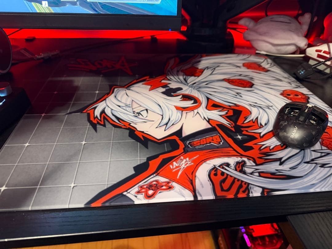 WALLHACK Gaming Gear SP-004 Drift Sora Limited Edition Glass Mouse Design Pad