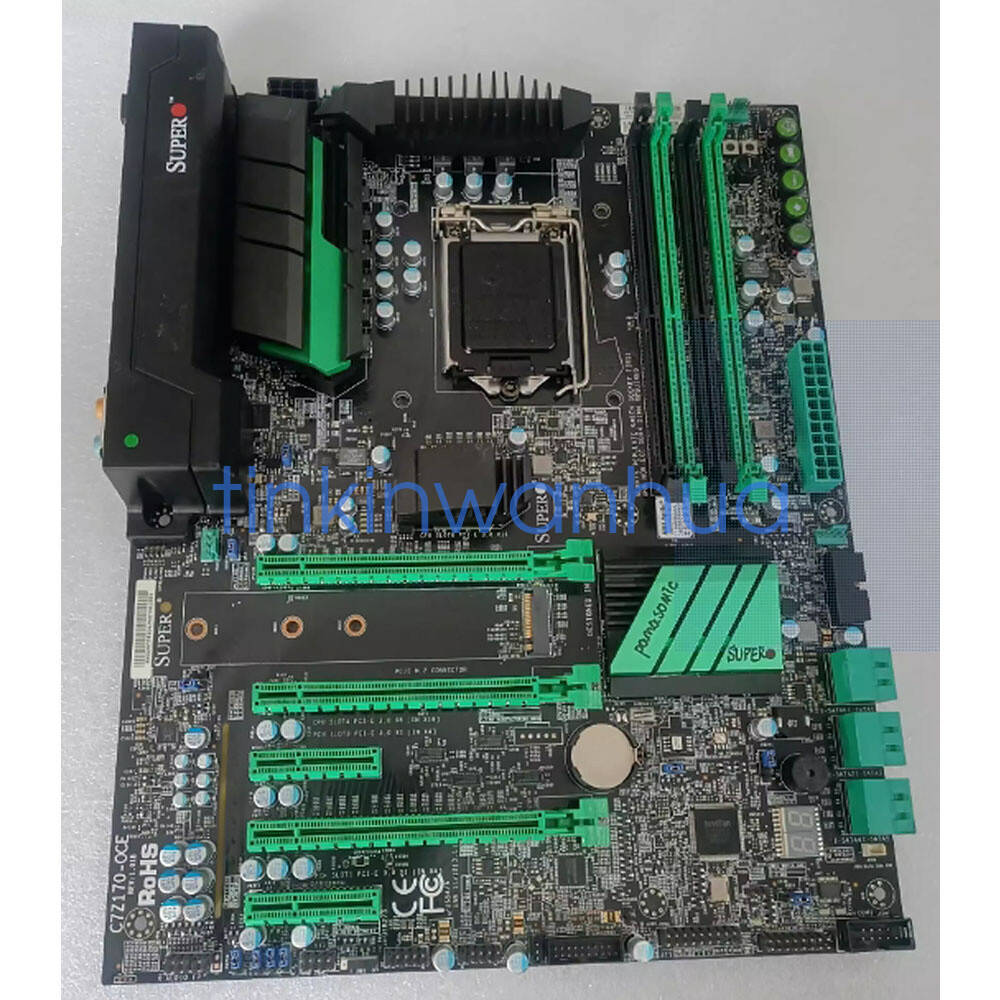 For Supermicro C7Z170-OCE Motherboard LGA1151 DDR4 DVI++DP ATX