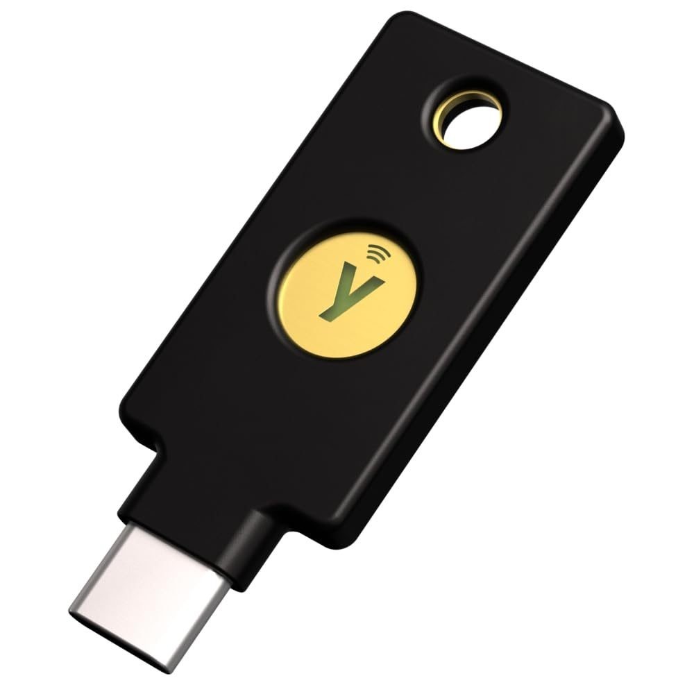 Multi-Factor Authentication Security Key - USB-C & NFC Compatible, FIDO