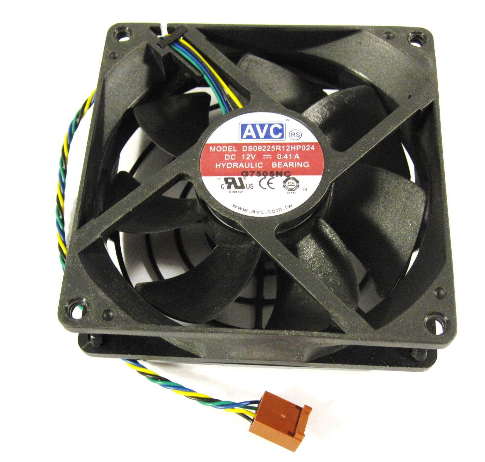Genuine AVC DS09225R12HP024 Fan DC 12V 0.41A (4PIN) TESTED