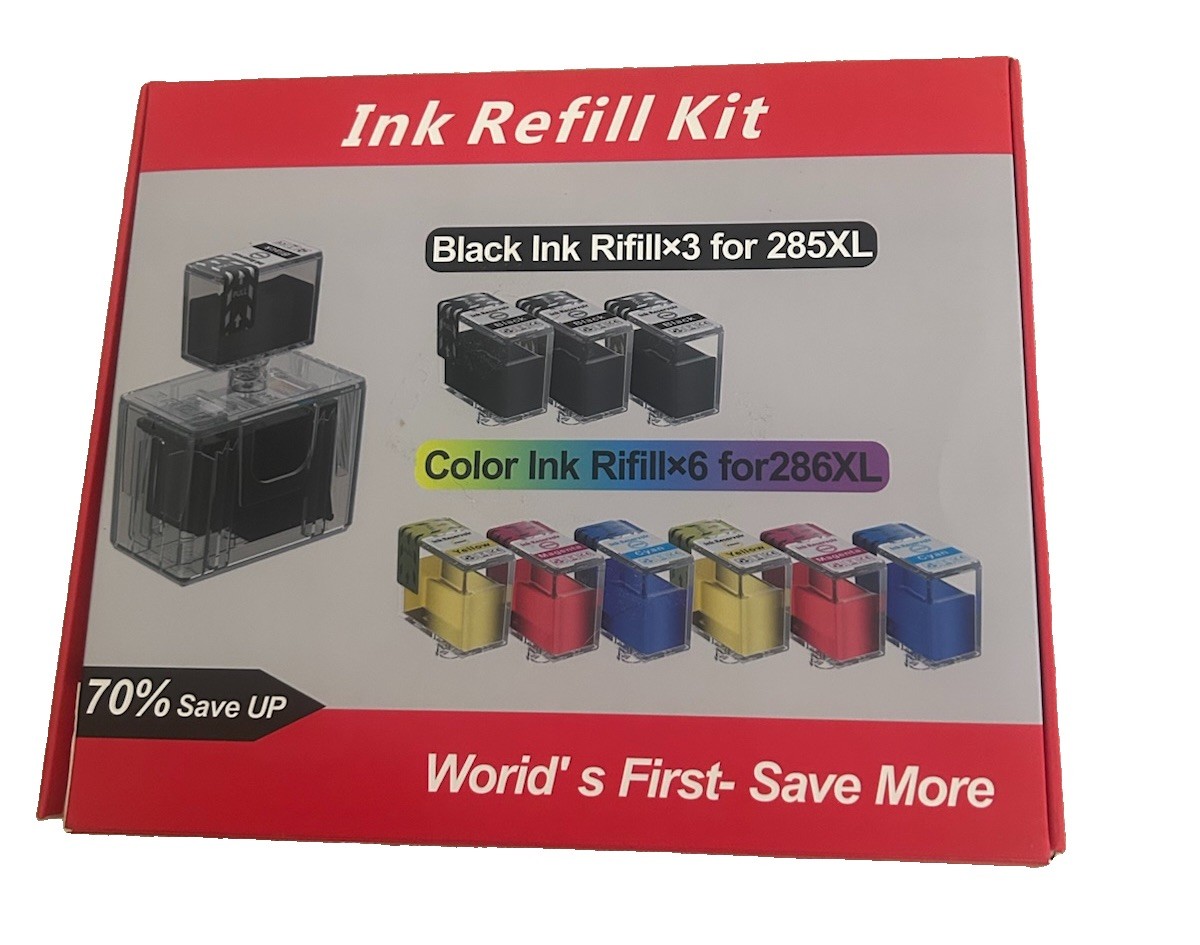  INKHHTS PG-295XL CL-286XL Ink Refill Kit Compatible for Canon PG-295 CL-286 PG-