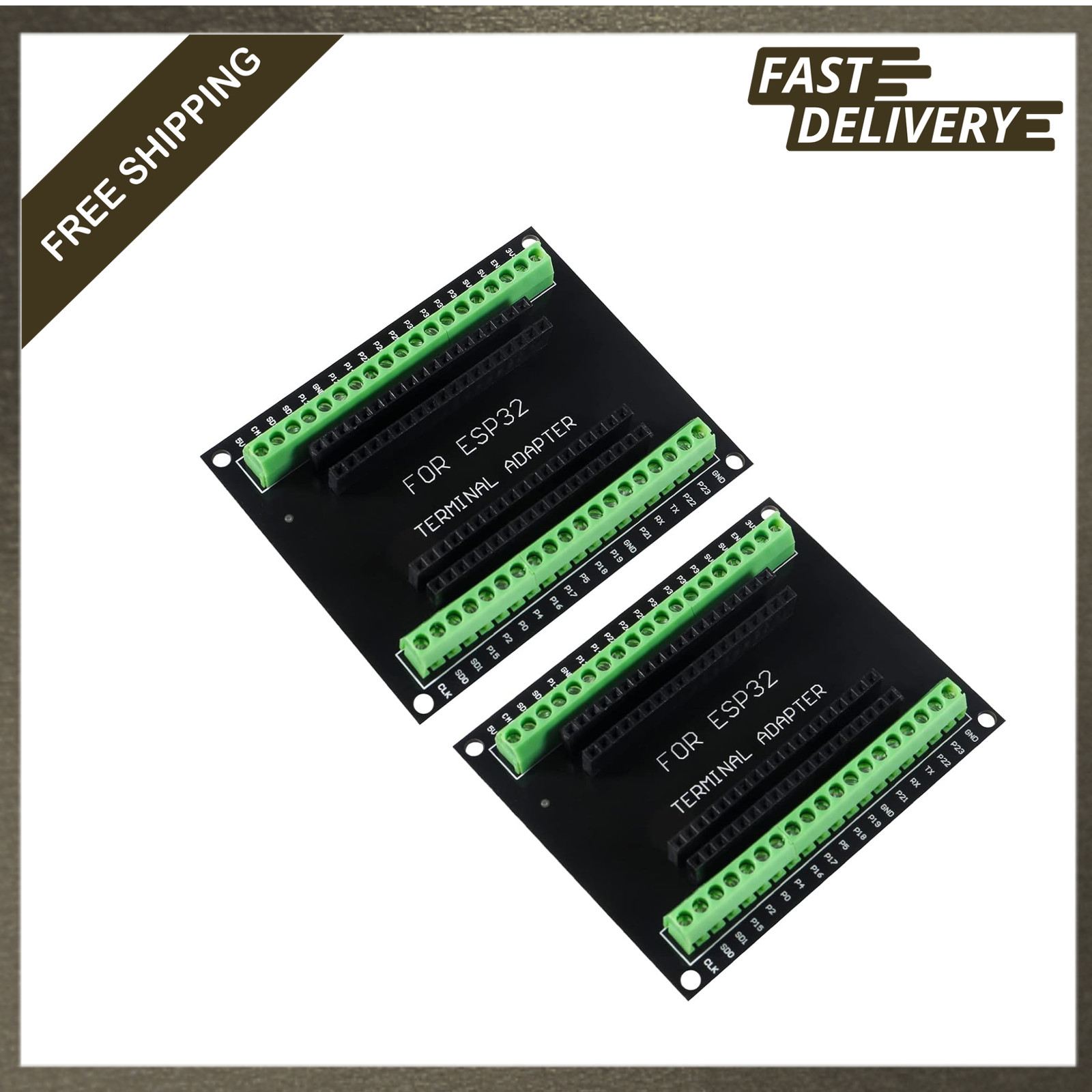 ESP32 GPIO Splitter Board 2 Pieces Compatible with 38Pin Narrow Version