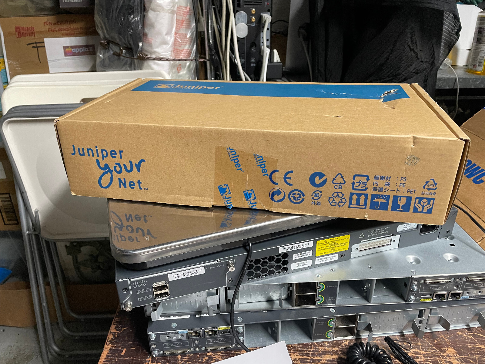 Juniper Firewall VPN SRX210B POE 8PORT SRX 210 1PIM Slot 1 NEW