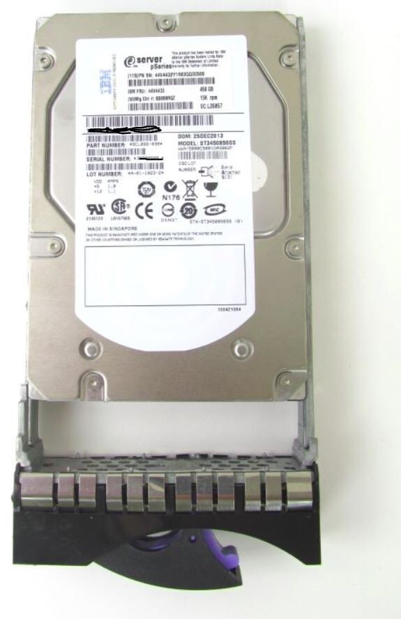 IBM 44V4432 - 450GB 15K Rpm SAS Disk Drive 3.5" with Tray