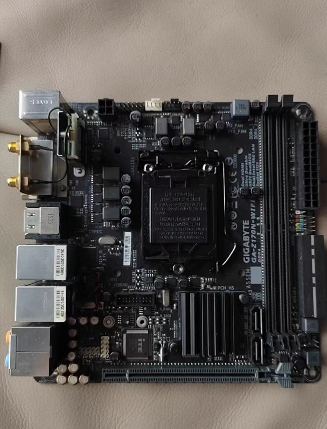 Gigabyte GA-Z170N-WIFI LGA1151 Desktop Motherboard Intel Z170 DDR4 ITX Mainboard