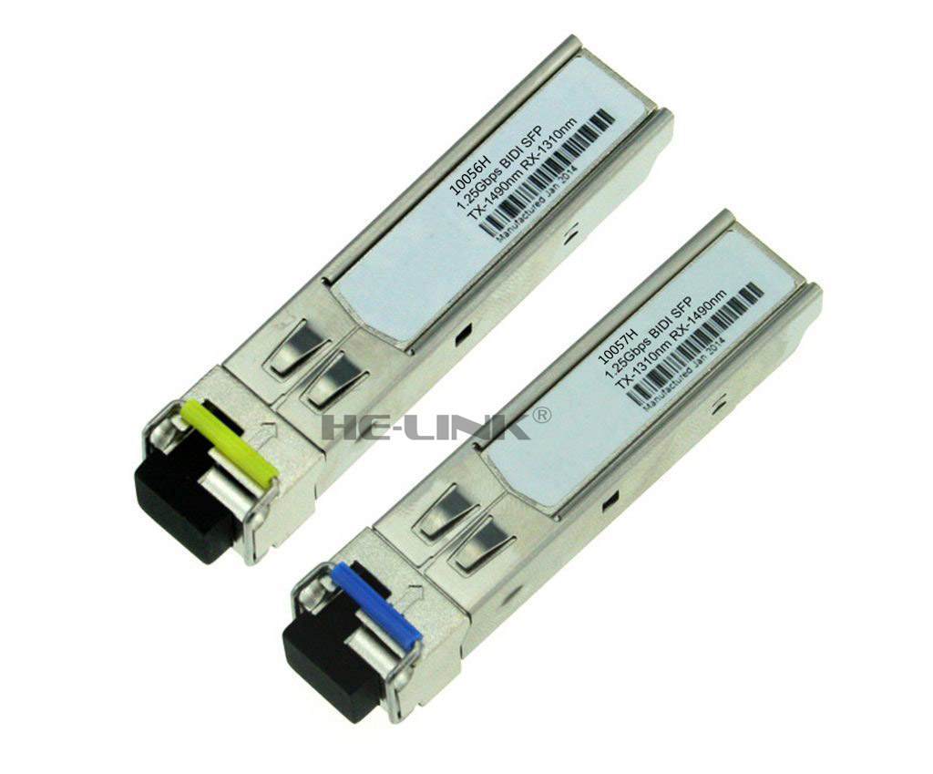 10057H/10056H Extreme Networks Compatible 1.25G 1310/1490nm 10km Transceiver