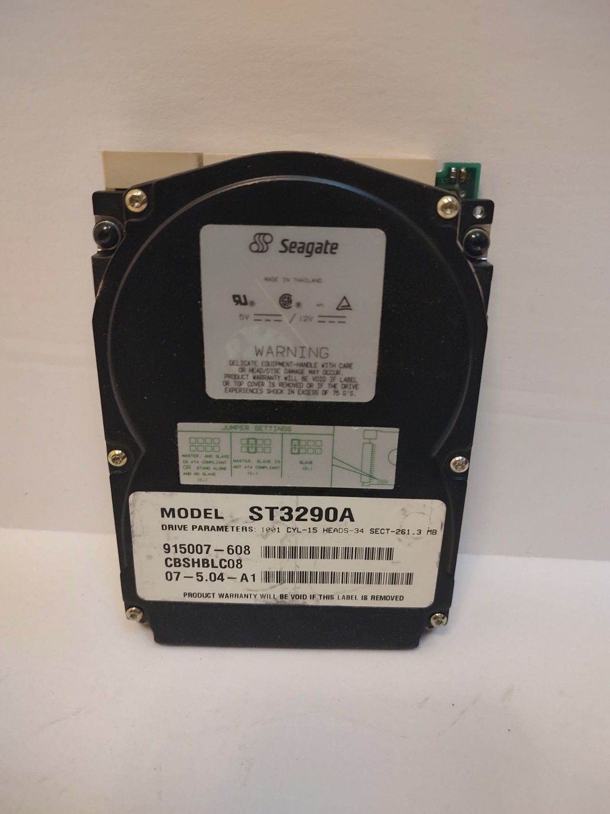 Seagate Hard Drive Model ST3290A