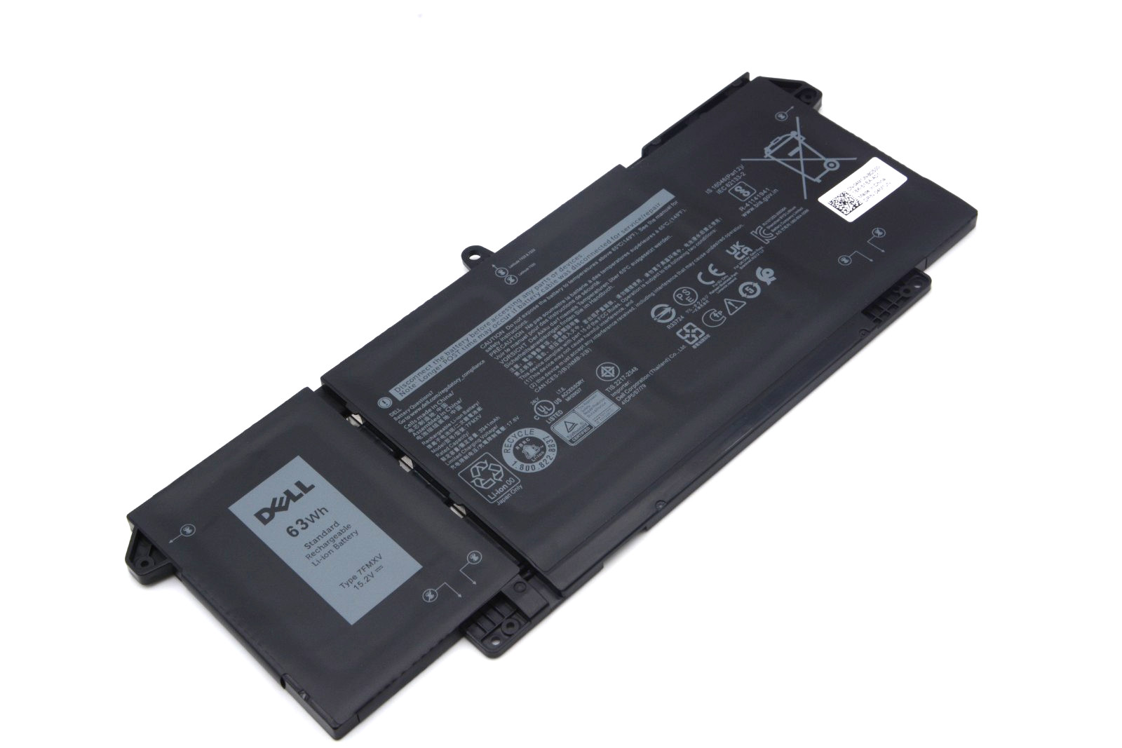 New Original 7FMXV Battery 63Wh 15.2V For Dell Latitude 5320 7320 7420 7520
