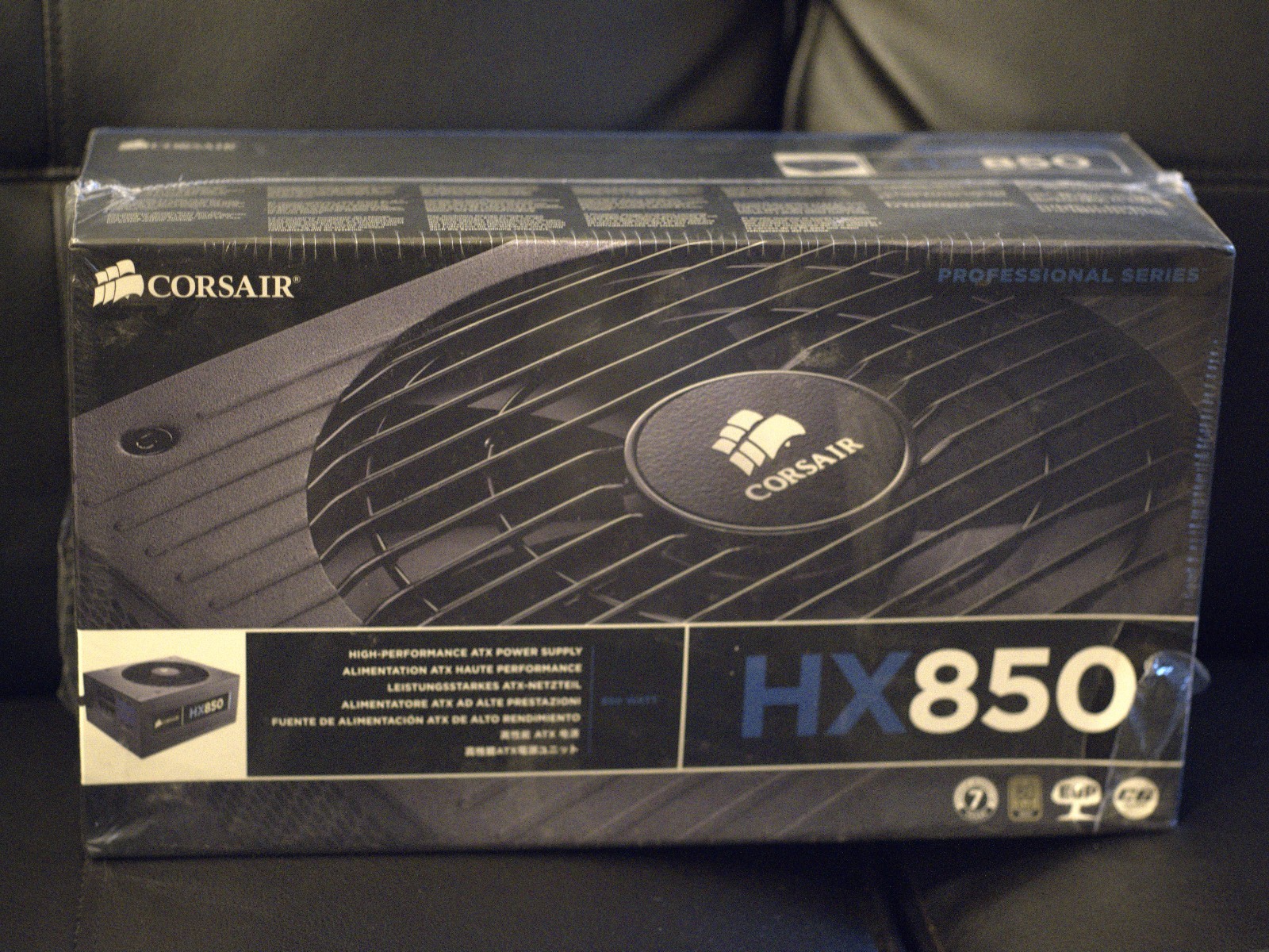 Corsair HX850 Fully Modular PC Power Supply 850W Ultra Low Noise - Black