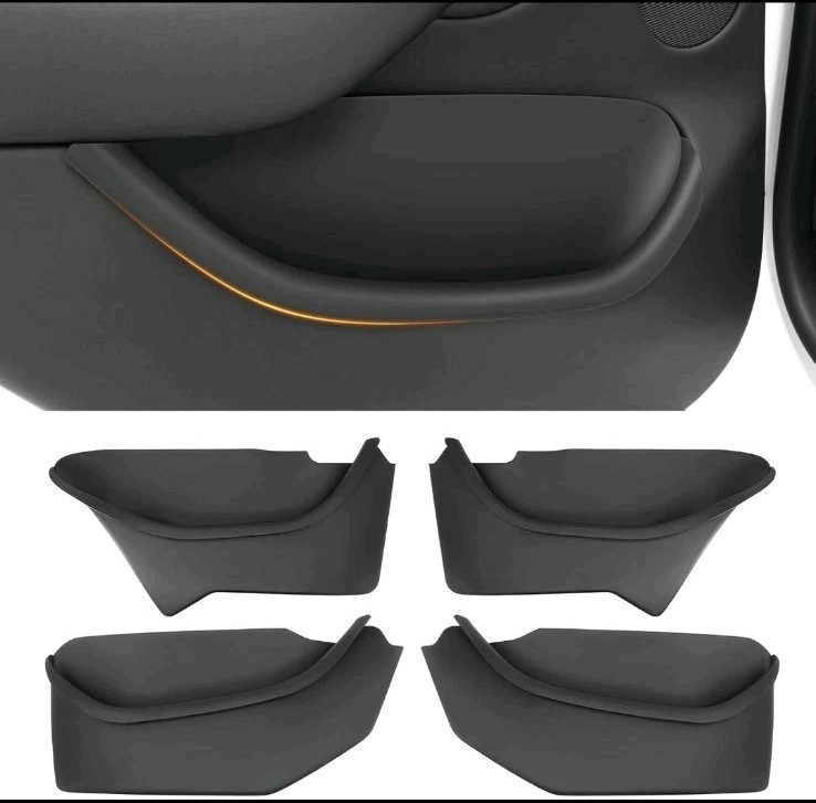 4PCS Door Side Storage Box Organizer LINERS for Tesla Model Y Juniper 2025 2026