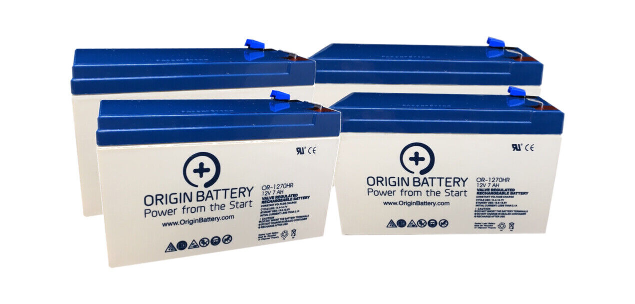 Tripplite RBC54 Battery Kit, Also Fits RBC94-3U - 4 Pack 12V 7AH HR UPS Series