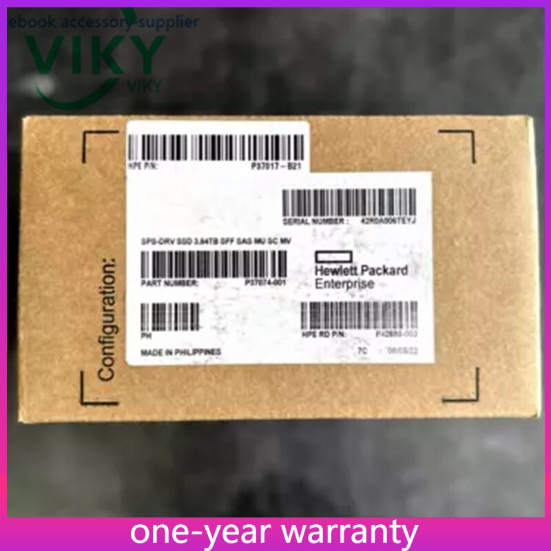 HPE P37074-001 P37017-B21 2.5'' 3.84TB SAS 12G MU SFF SSD Solid State Drive