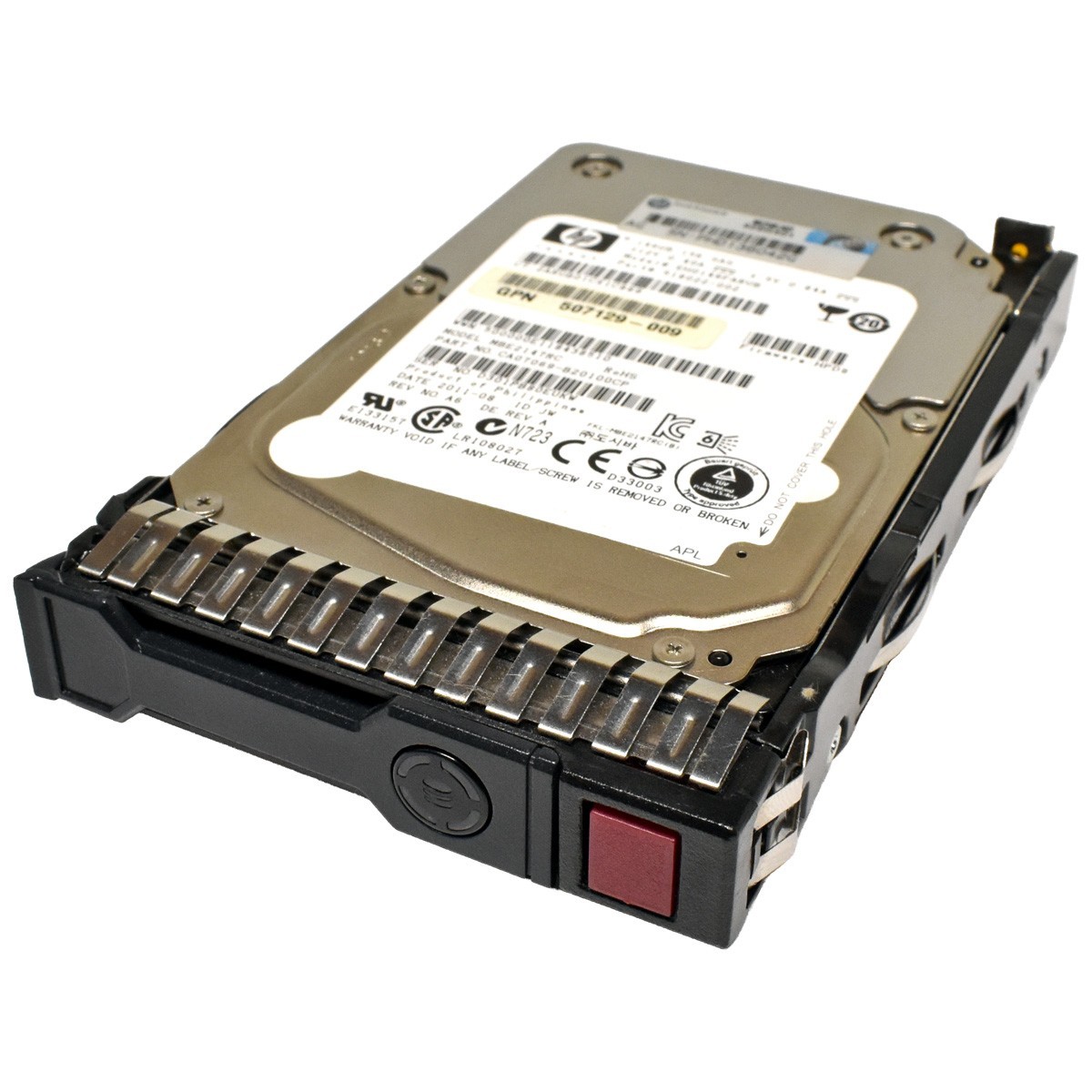 HP Fujitsu 146GB 2.5" 15K 6G SAS HDD MBE2147RC 507129-009 +Caddy