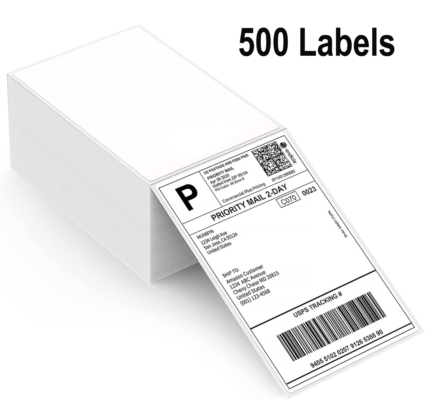 New Bluetooth Shipping Label Printer or 4x6 Thermal Paper for Small Business Lot