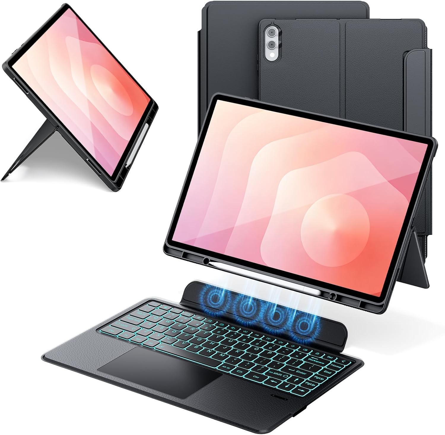 Touchpad Keyboard Case for Samsung Galaxy Tab S11 Ultra 14.6 Inch 2...