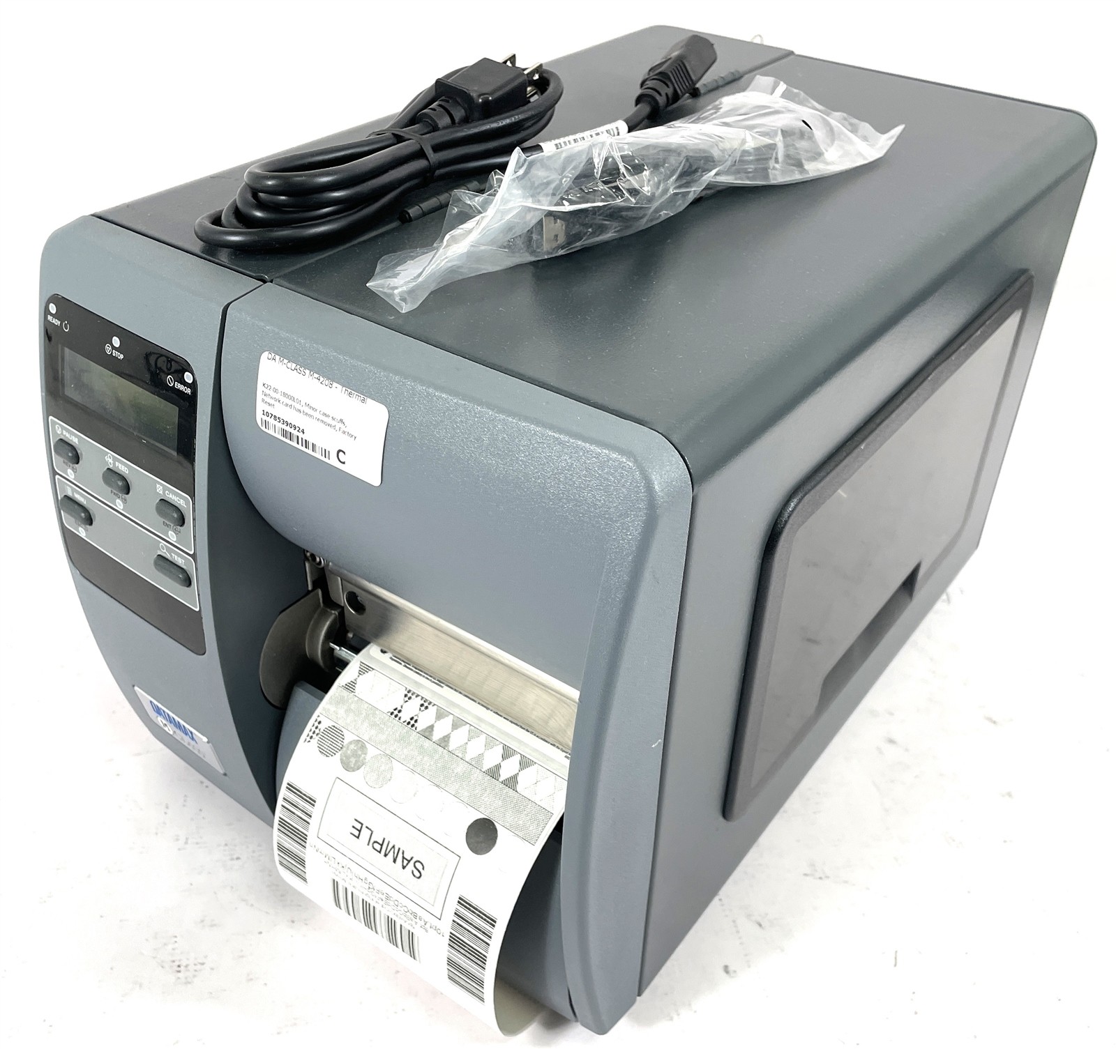 Datamax M4208 K22-00-18000L01 DMX-M-4208 Thermal USB Label Printer See Desc