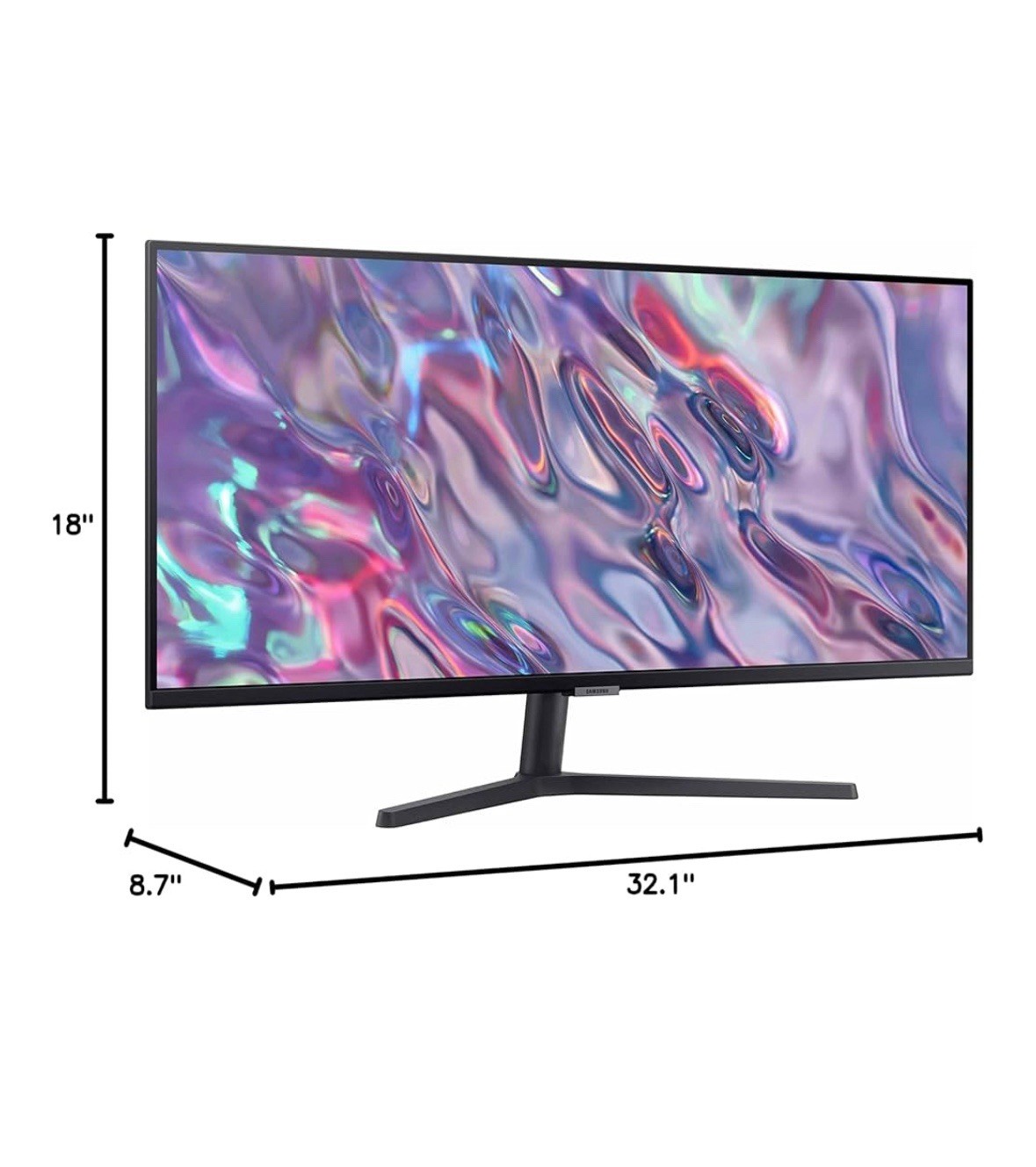 SAMSUNG 34" CONFIGURED S50GC SERIES ULTRA-WQHD MONITOR LS34C502GANXZA - BLACK