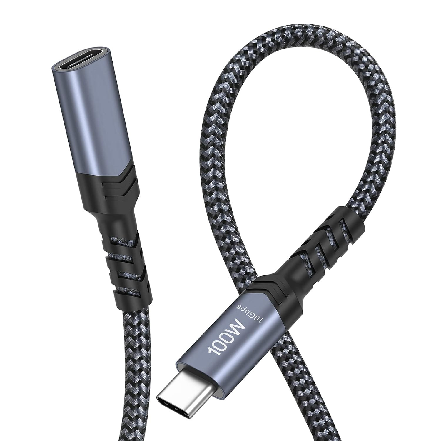 3.3Ft USB C Extension Cable 100W Fast Charge 10Gbps Data Transfer