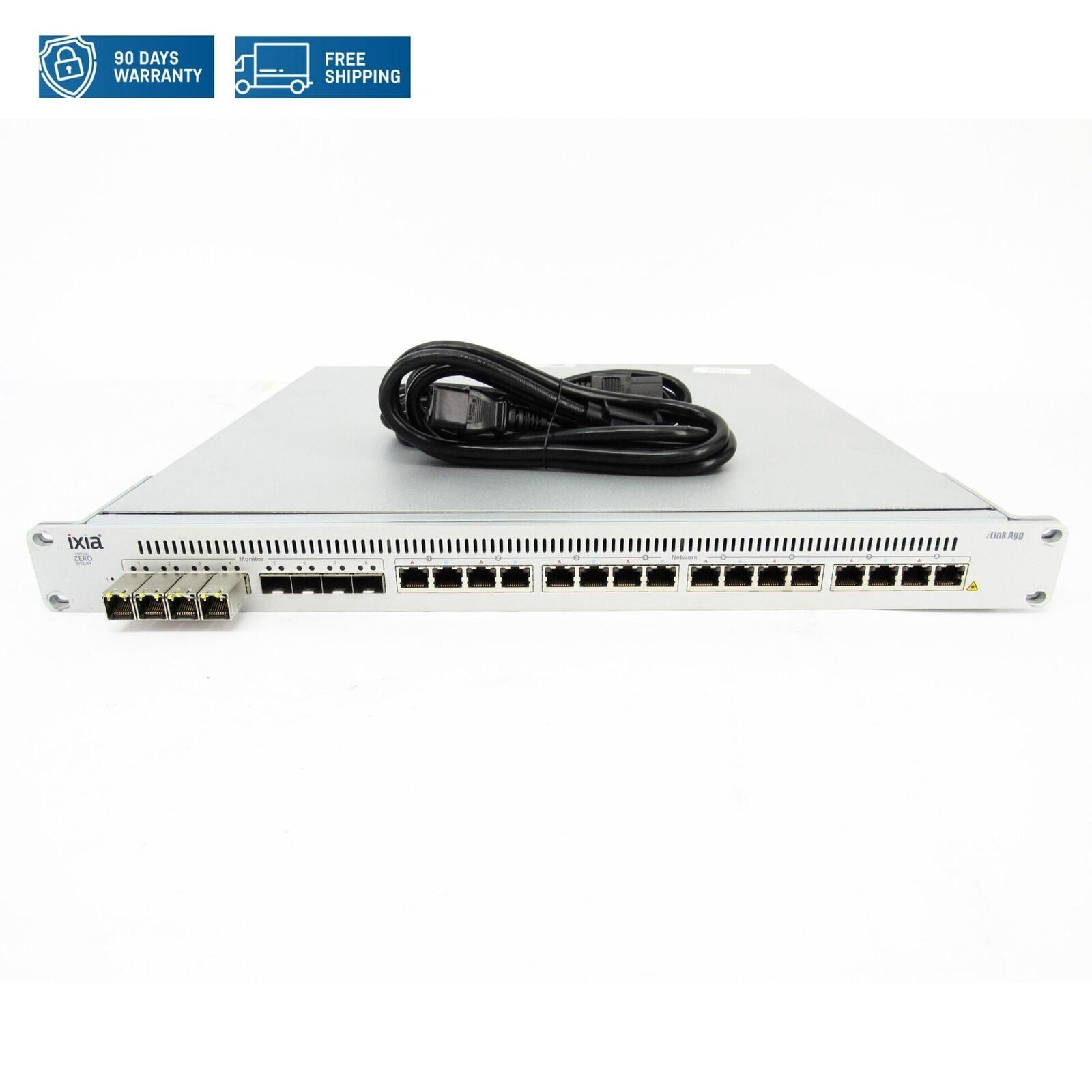 IXIA iLink Agg 16-Port 8x SFP/MAR684 Zero Delay 1G Link Aggregator 4X Finisar