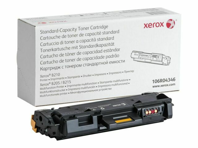 NEW/SEALED Genuine Xerox 106R04346 Black Standard Capacity Toner Cartridge