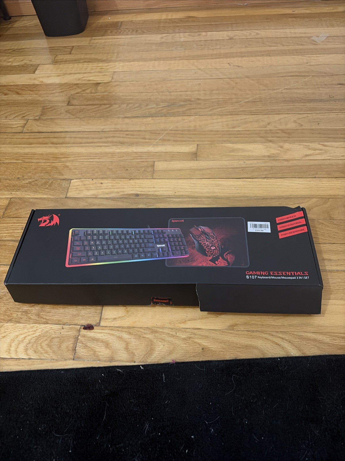 Redragon S107 Gaming Keyboard and Mouse Combo No Mousepad - Used Conditon