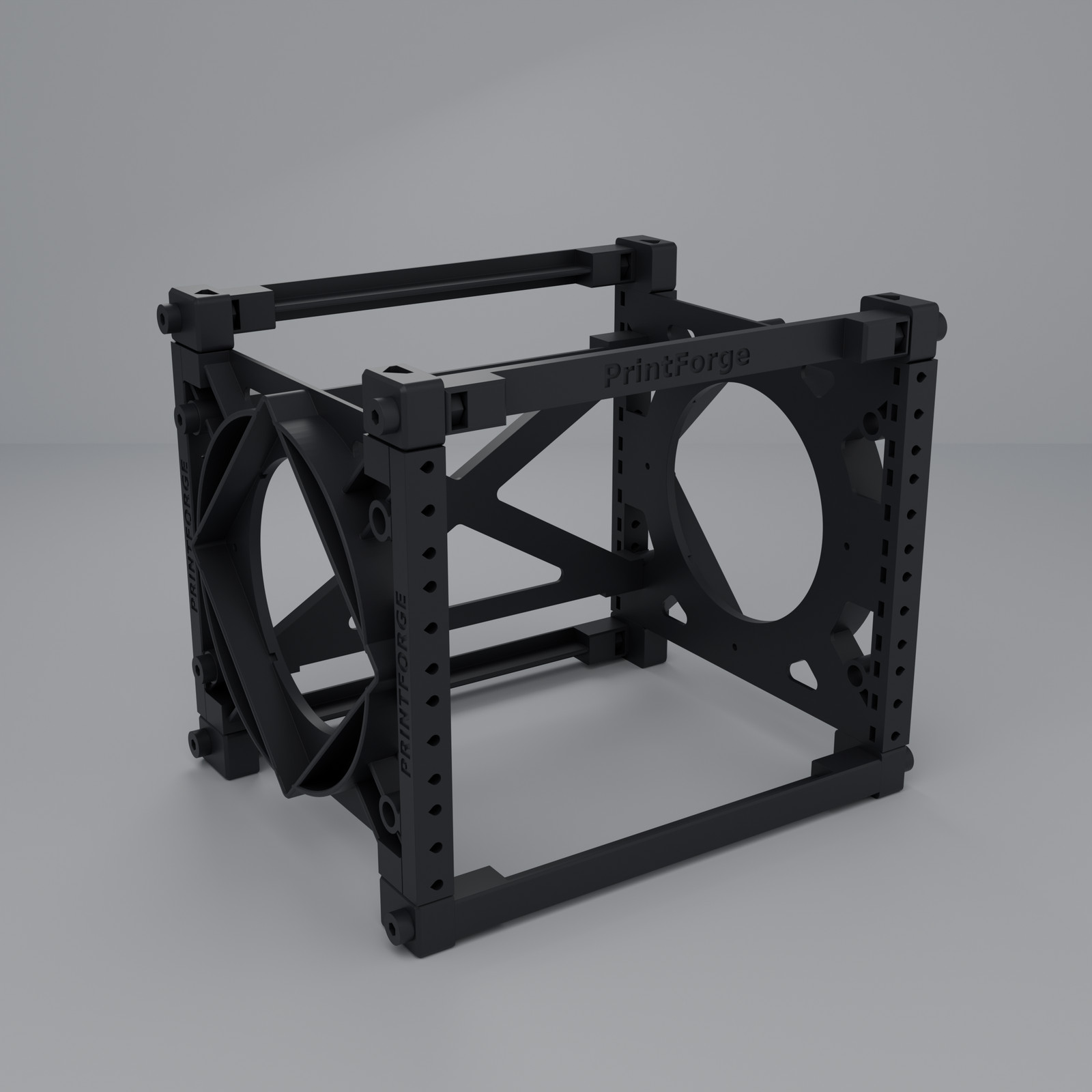 10 Inch Mini Server Rack 4U Kit Homelab Network Rack with 120mm Fan Mounts PETG