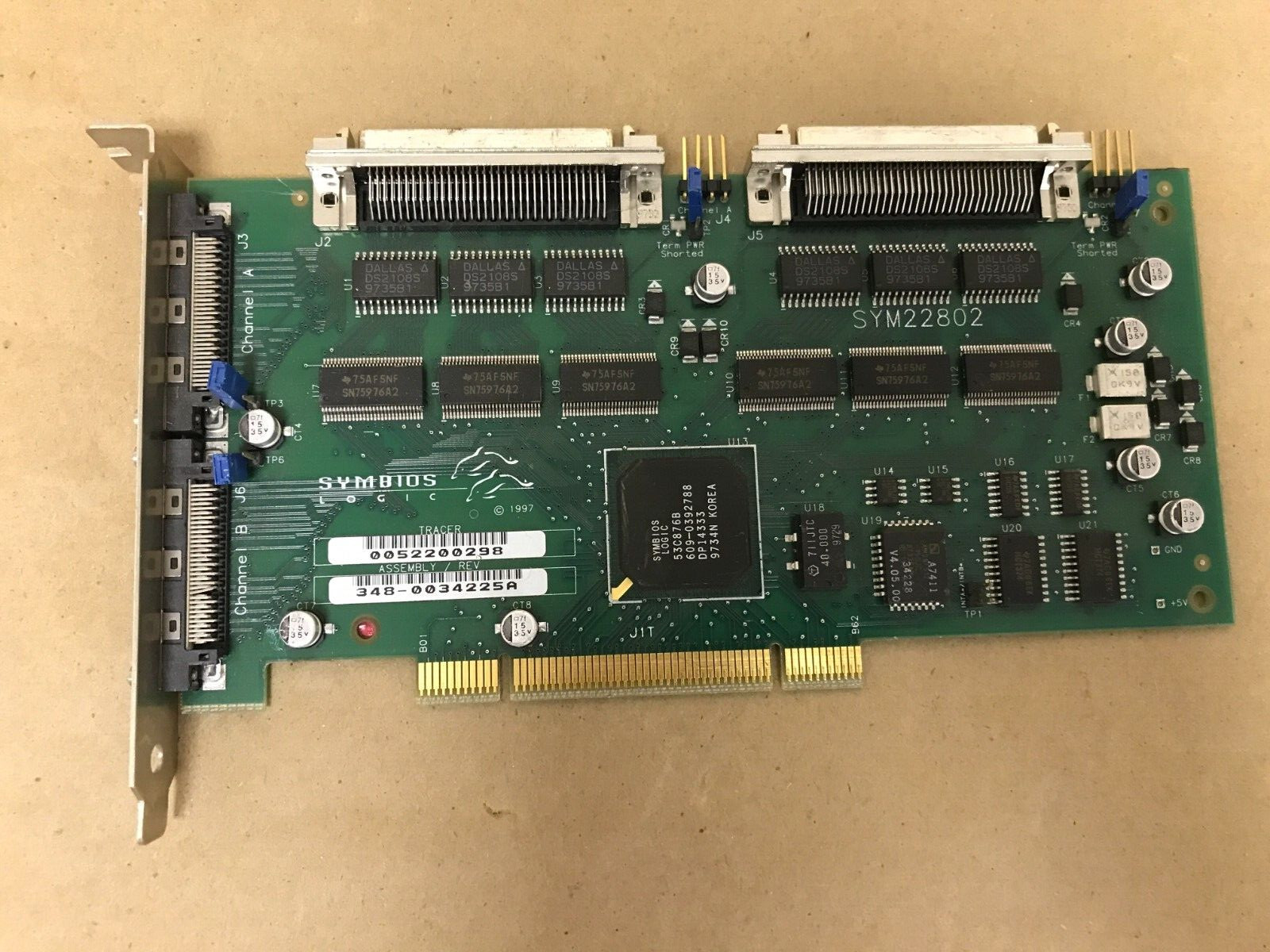 Sun Oracle 375-0006 Sun Dual Differential Ultra Wide SCSI PCI Card X6541A
