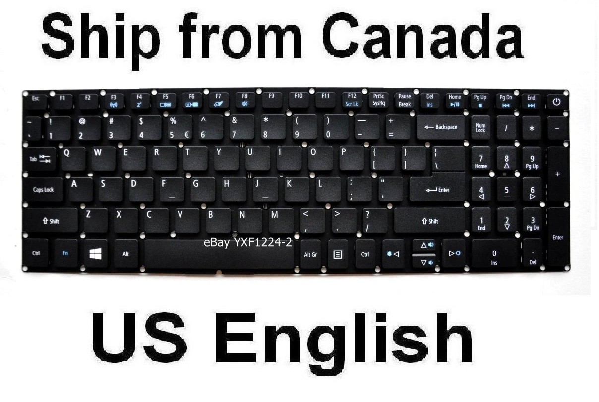 Keyboard for Acer Aspire 3 A315-21G A315-21G-93L5 A315-21-4808 A315-21-97YE- US