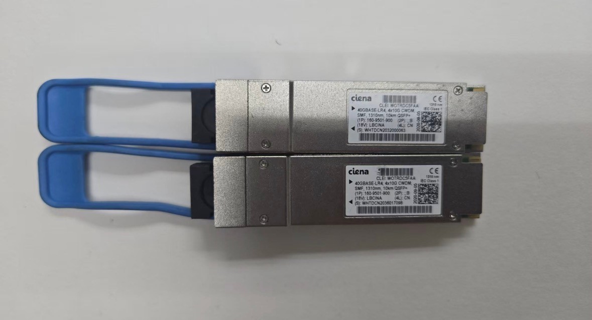 CIENA 40G LR4 4X10G CWDM 1310nm 10KM 160-9501-900 SMF QSFP+ transceiver module