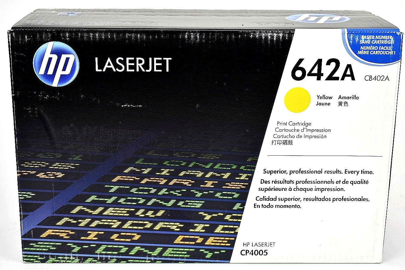 GENUINE SEALED HP 642A Yellow LaserJet Pro Printer Toner - CB402A