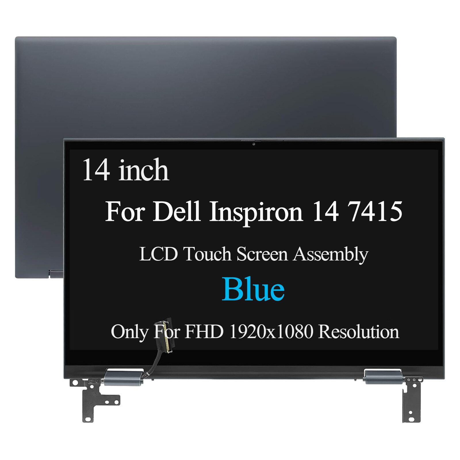 14" For Dell Inspiron 14 7415 2-in-1 P147G P147G001 LCD Touch Screen Replacement