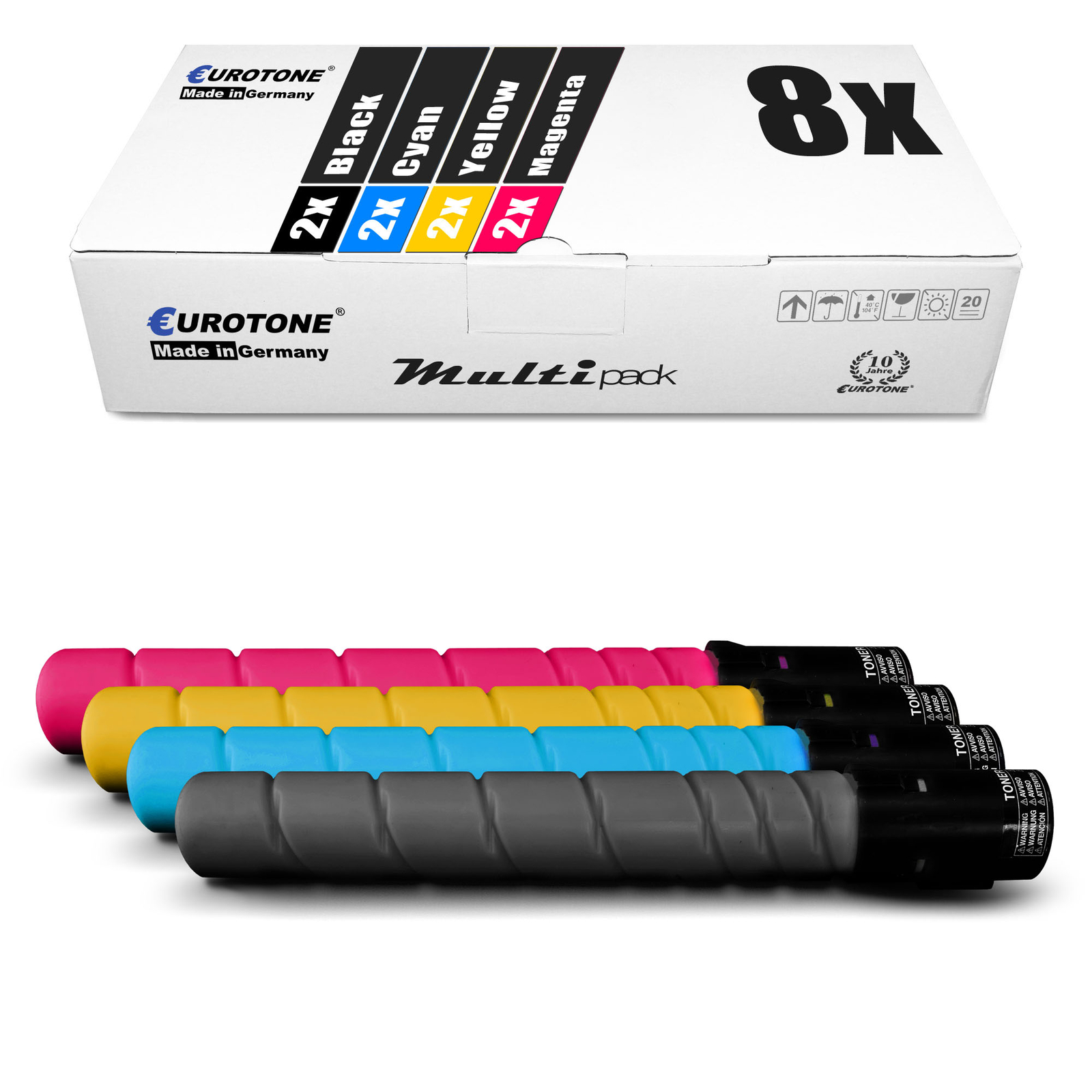 8X ECO Cartridge For Konica Minolta Bizhub C-364-E C-224-E C-284-E