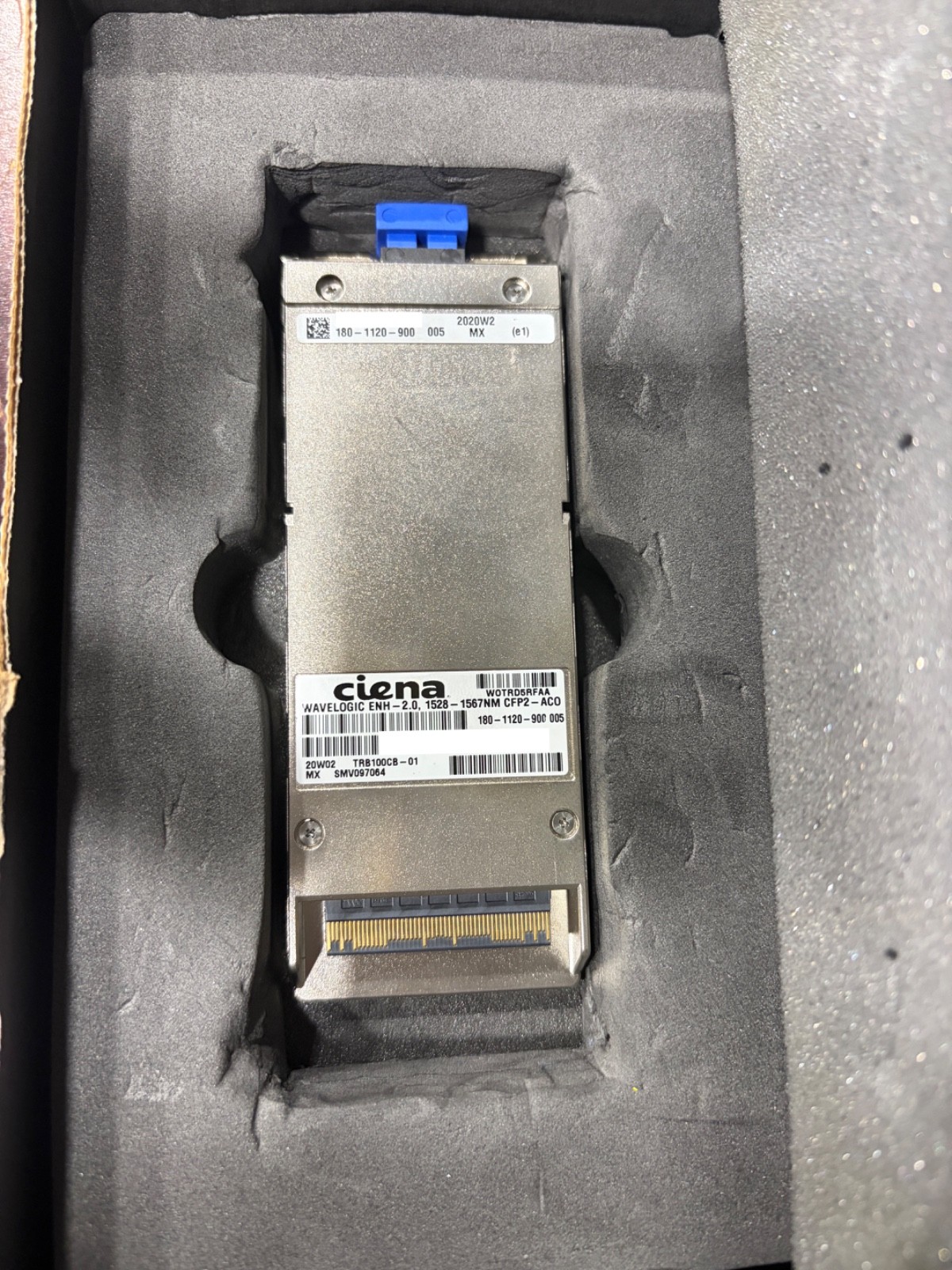 Ciena WOTRDORFAA WAVELOGIC ENH 1528 - 1567NM CFP2-ACO 180-1120-900 005