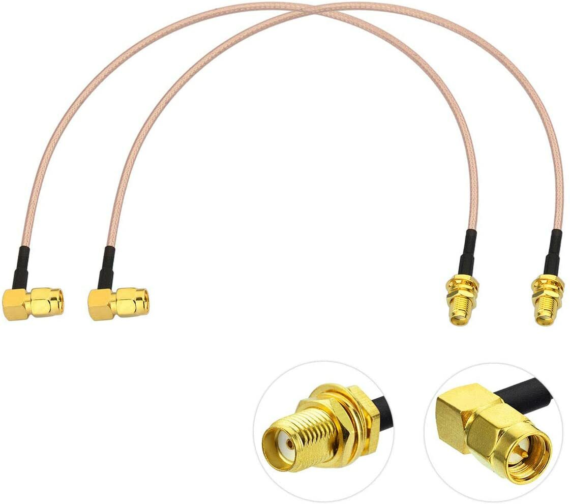 2x 4G Antenna Cable SMA 12" For DAB car radio homematic antenna CCU3 CCU2 CC1101
