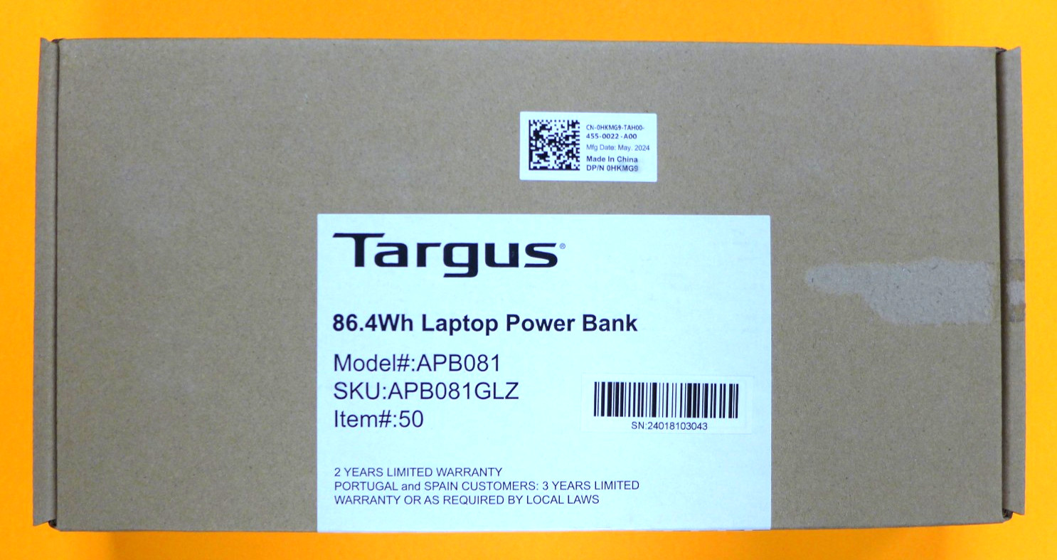 New Targus APB081 86.4WH Laptop Power Bank Dell HKMG9