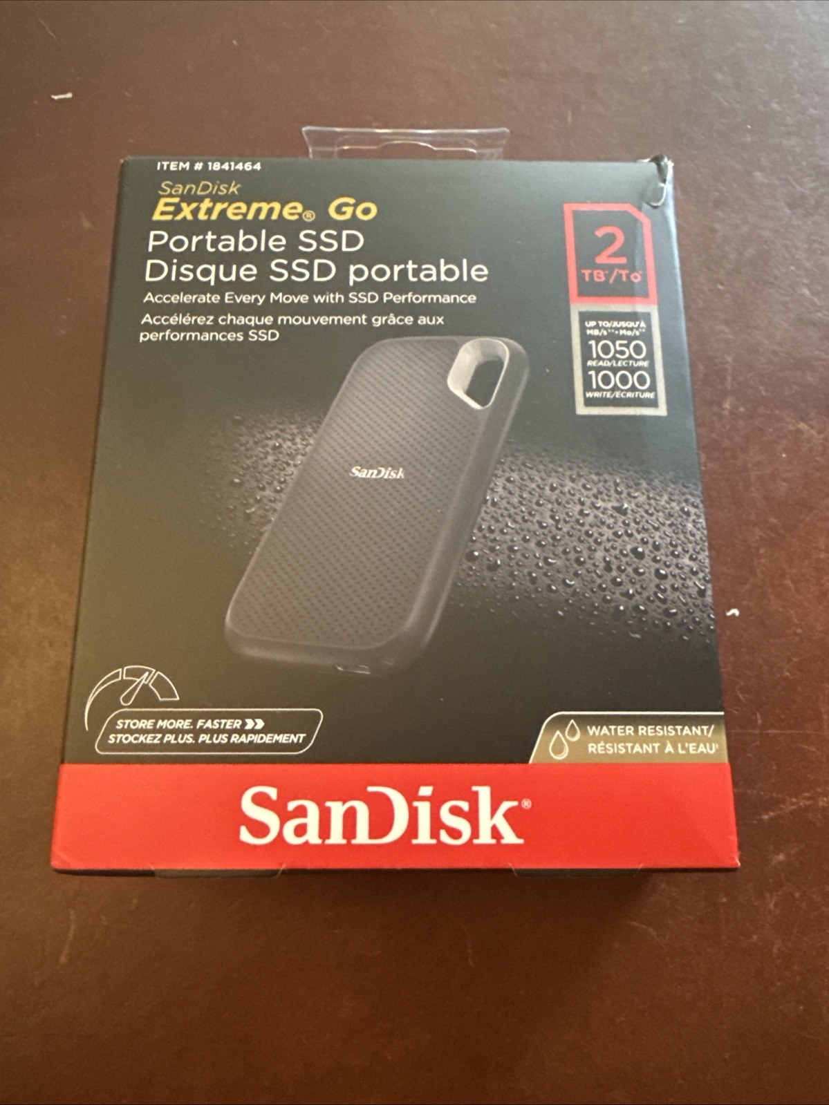 New SanDisk Extreme Go 2TB Portable SSD - NVMe - SEALED