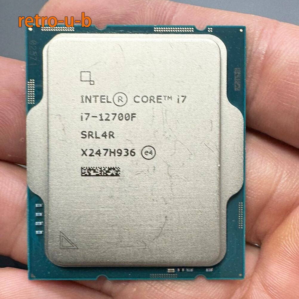 Intel Core i7-12700F FCLGA1700 2.1 GHz 12C/20T 25MB 65W CPU Processor