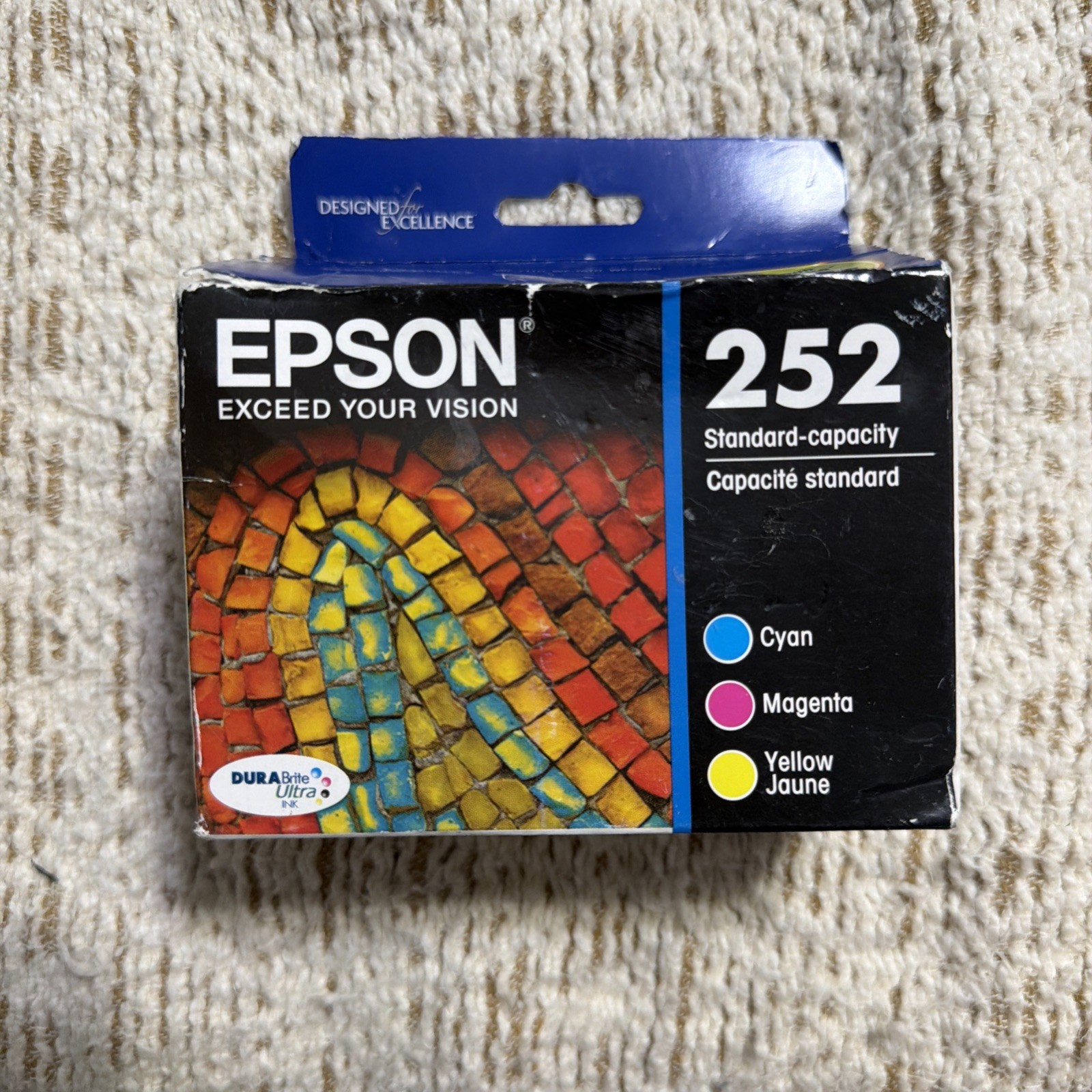 *BRAND NEW* Epson 252 ink standard capacity - Genuine - CMYK - BURABrite Ultra