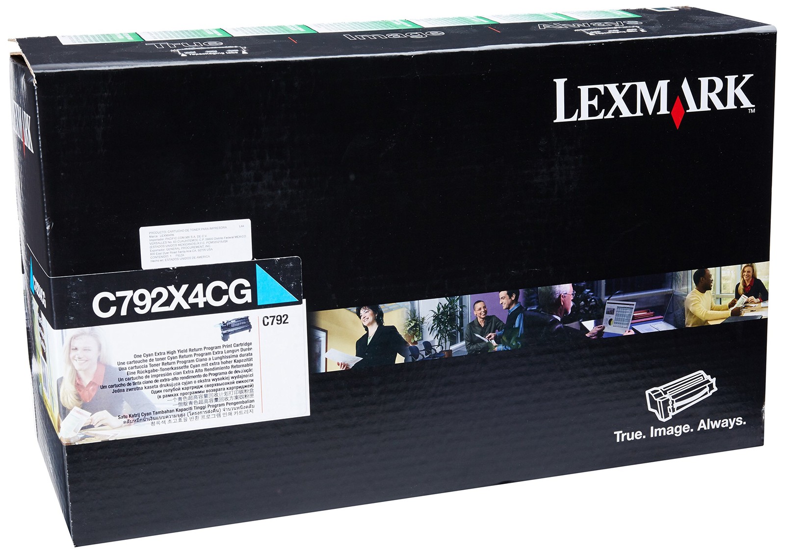 Original Lexmark C792X4CG Cyan Toner. New Sealed Box, We Ship Fast